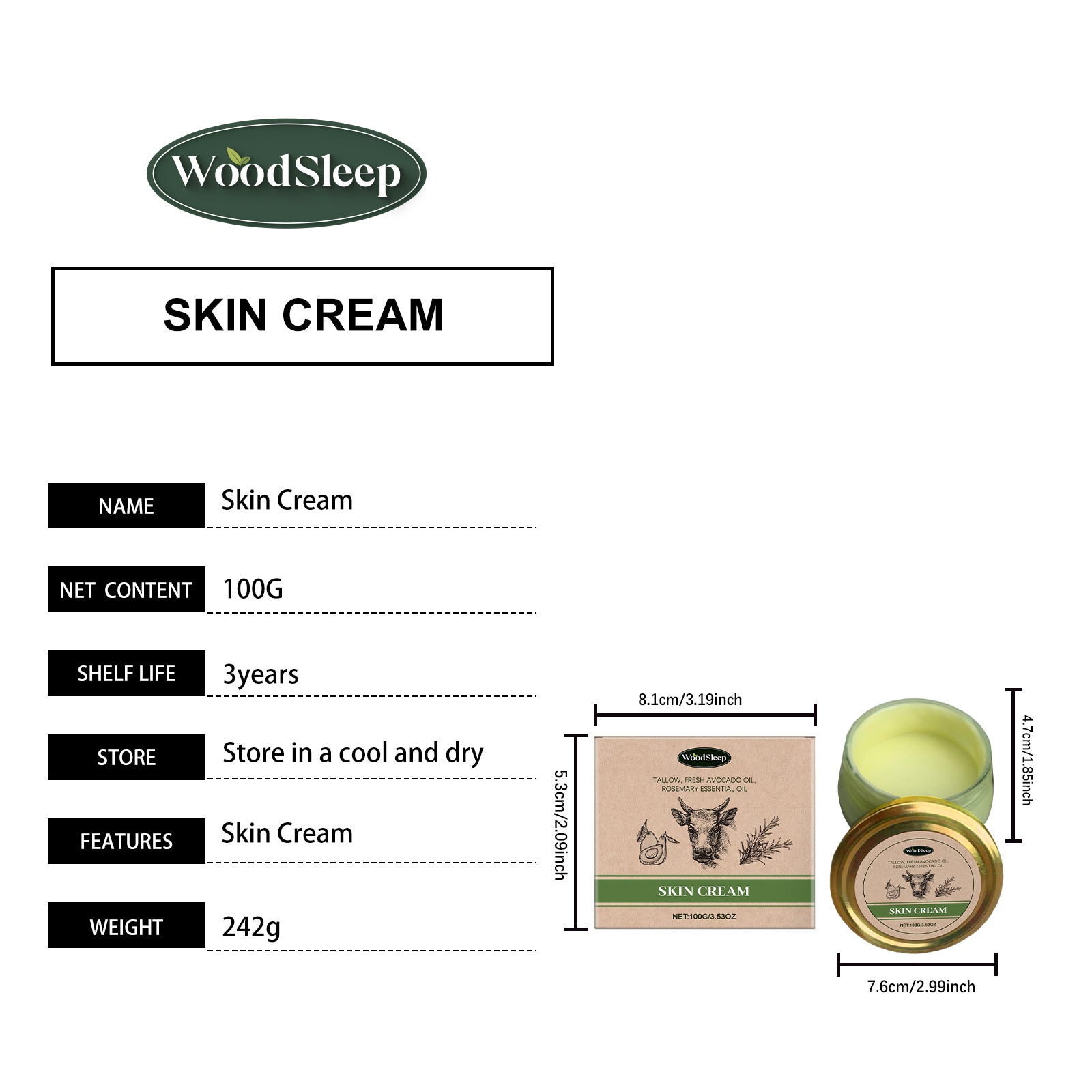 Cow Fat Skincare Cream