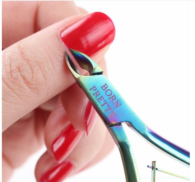 BORN PRETTY Tm  Nail Cuticle Rainbow Nipper