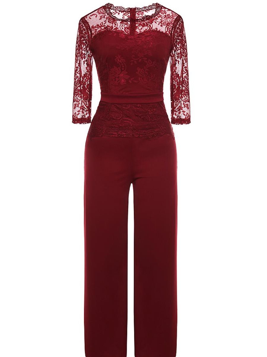 The New Summer New Sexy Lace Jumpsuits