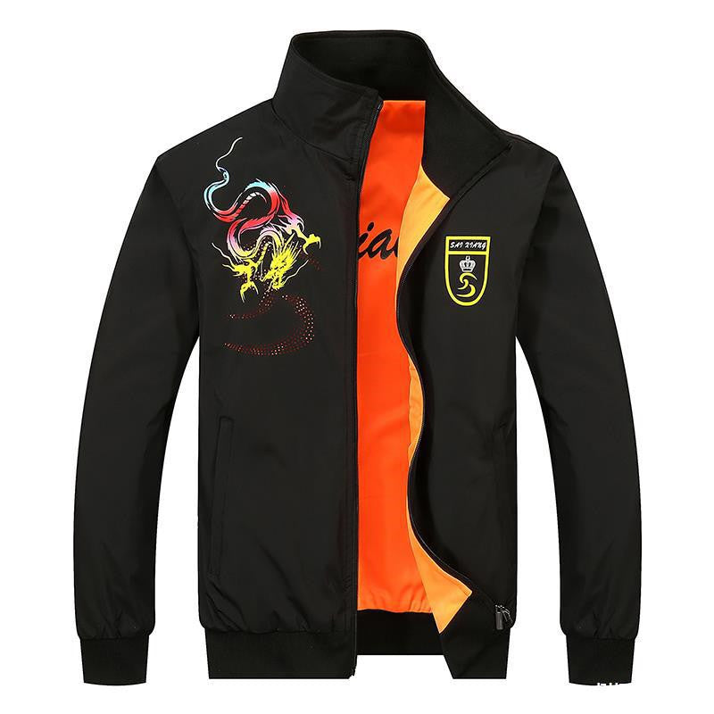 Youth Jacket Double-sided Wear Sports Men's Festive Jacket