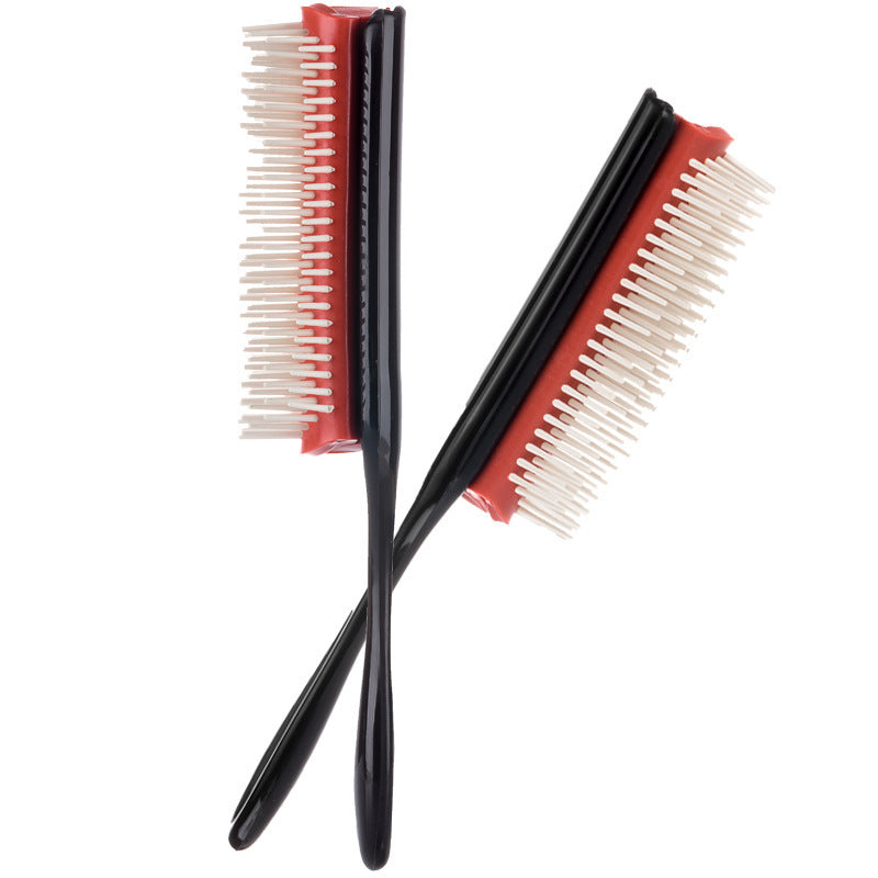 Nine-row styling comb