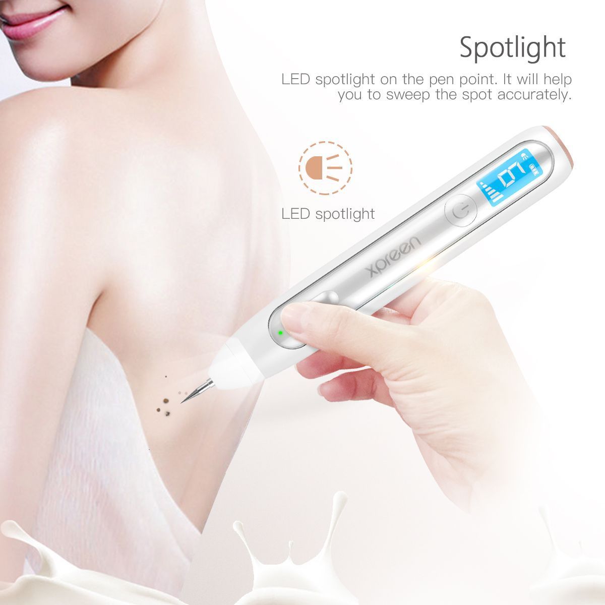 Laser beauty instrument