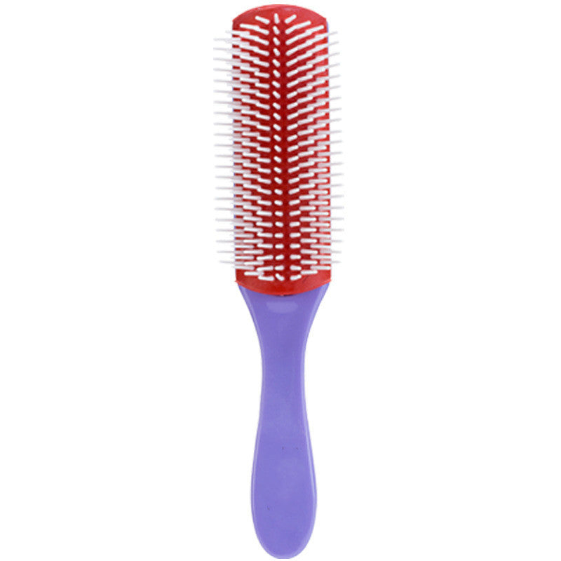 Nine-row styling comb