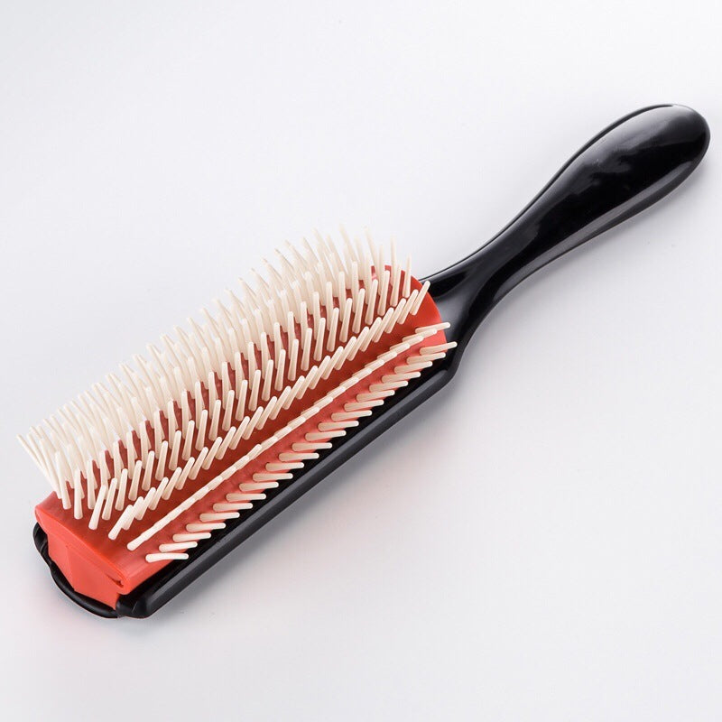 Nine-row styling comb