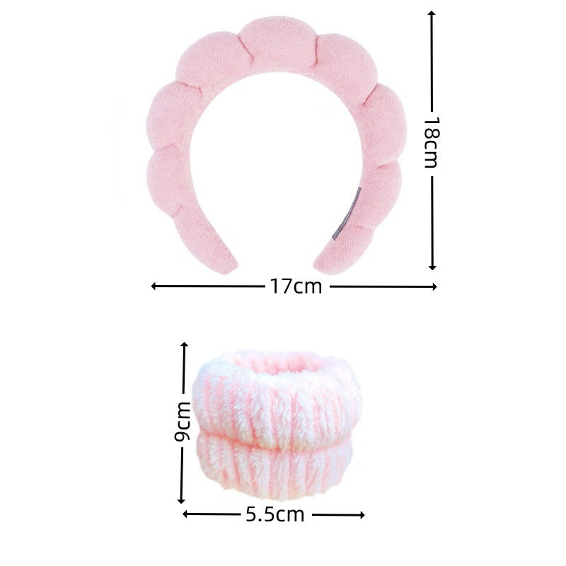 Amazon Cross-border Hot Hair Accessories Suit High Skull Top Cloud Sponge Headband Best Seller