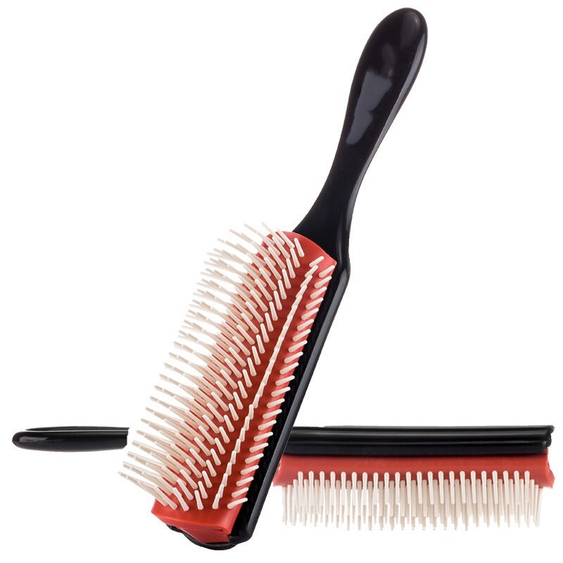 Nine-row styling comb