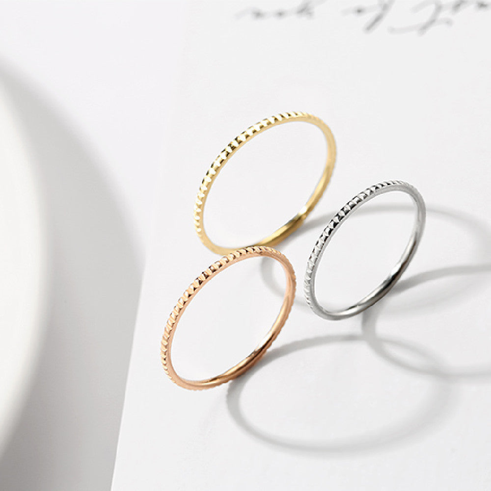 Fashion Minimal Index Finger End Ring