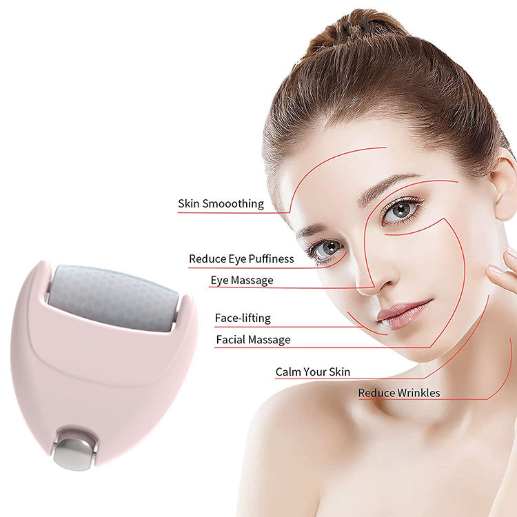 Ice Compress Eye Face Massage Heart Shaped Ice Roller