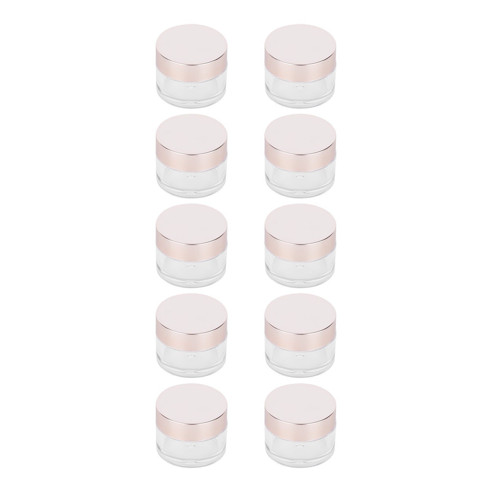 10Pcs 15g Round Empty Cream Jars with Lids Lotion Make Up Cosmetics Samples Herbs Containers