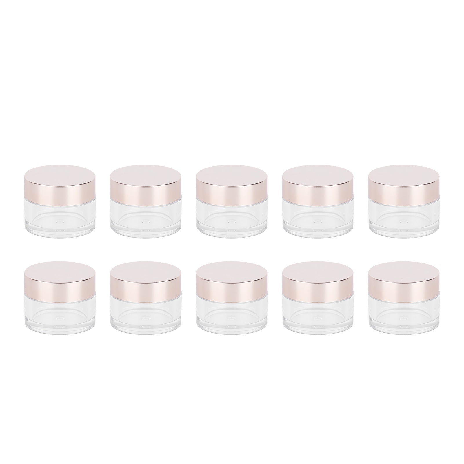 10Pcs 15g Round Empty Cream Jars with Lids Lotion Make Up Cosmetics Samples Herbs Containers