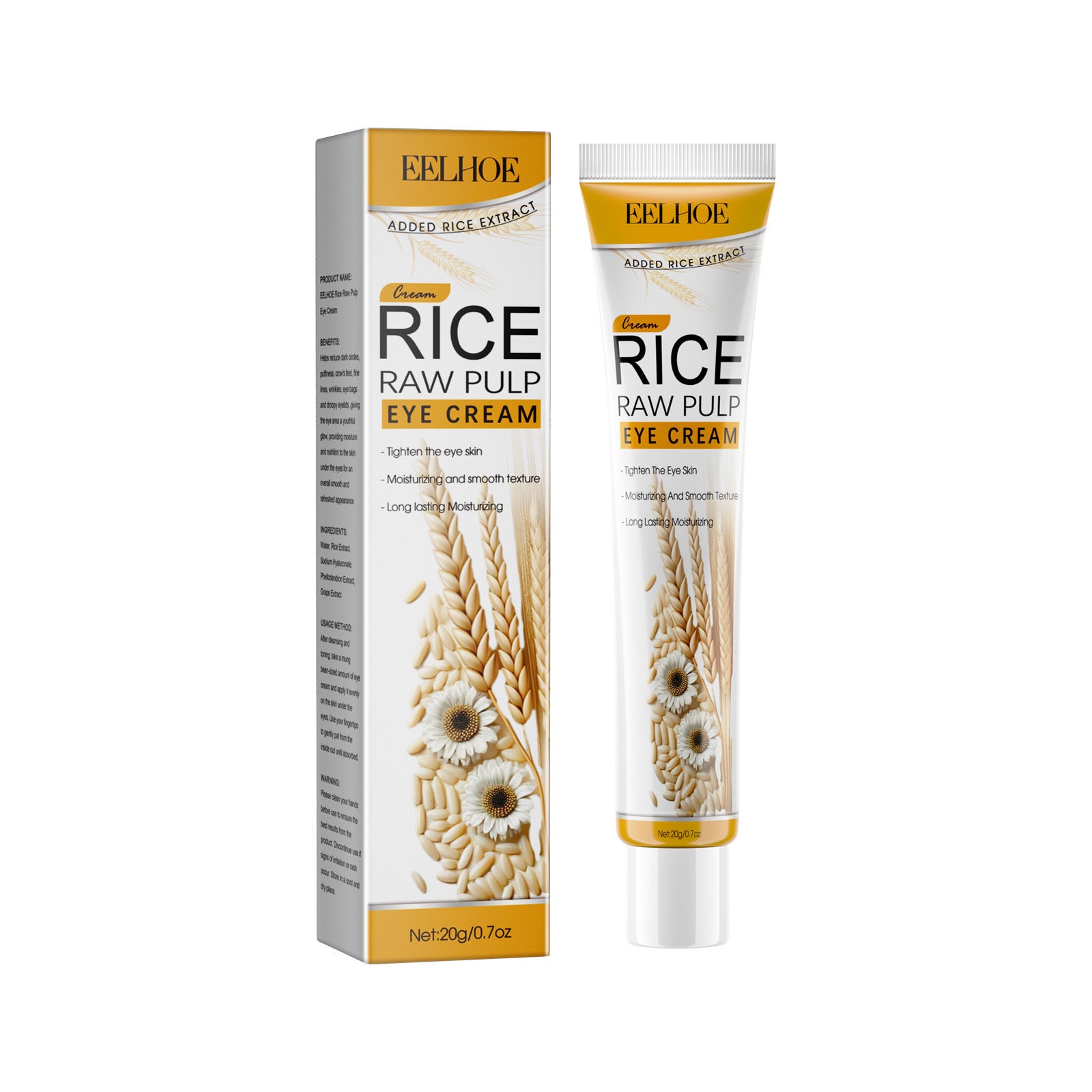 Rice Puree Eye Cream Reduces Wrinkles By Eye Bags And Dark Circle