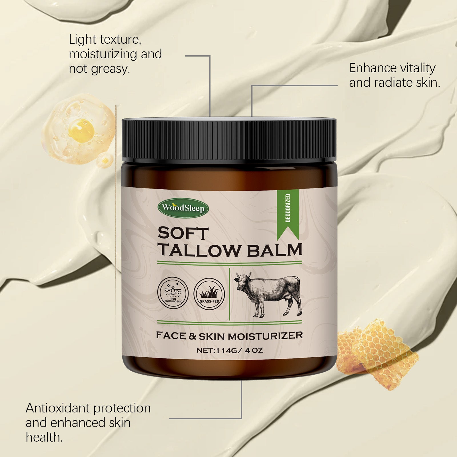 Tallow Moisturizing Cream Body Care Firming