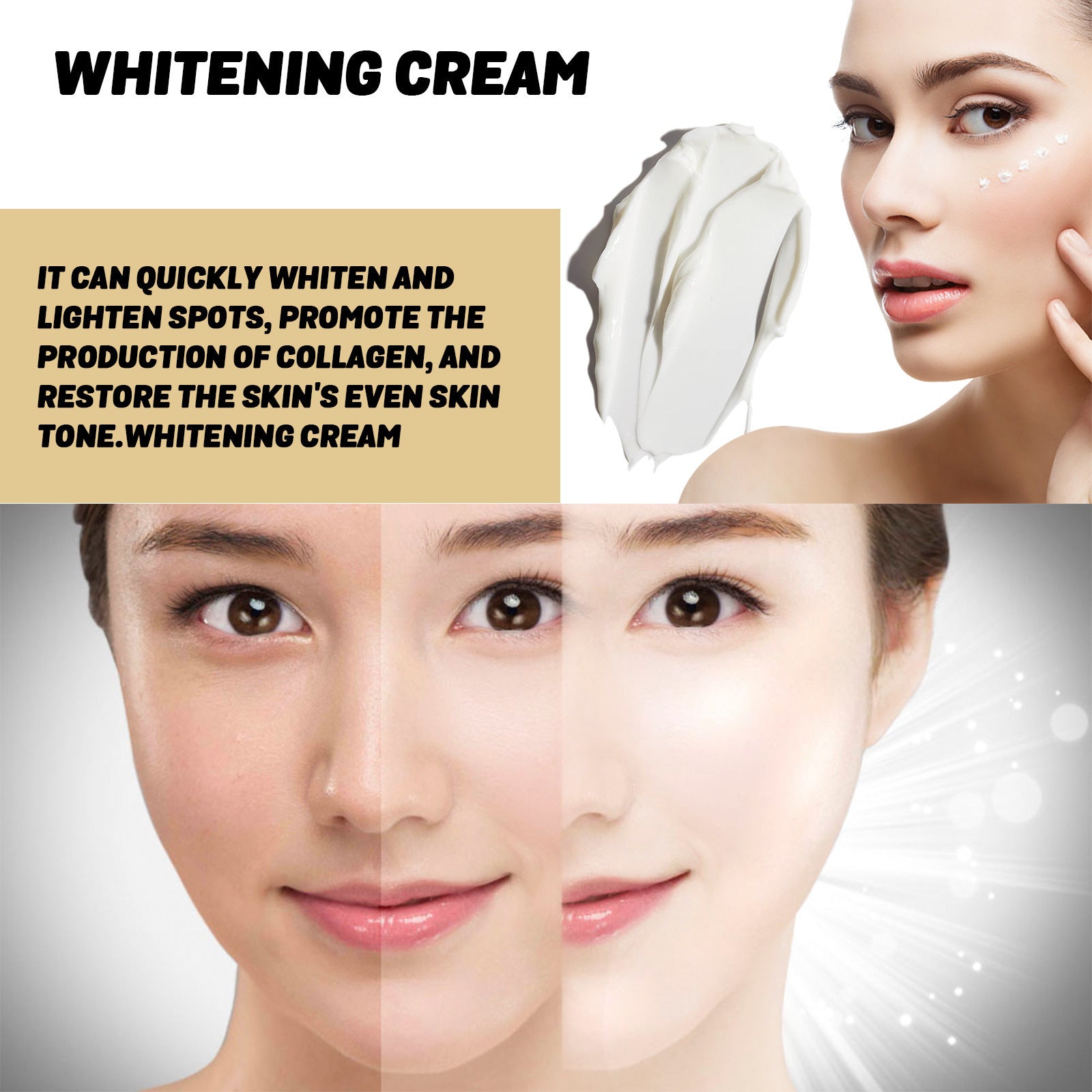 Natural Transparent Skin Rejuvenation Skin Moisturizing Skin Beauty Cream