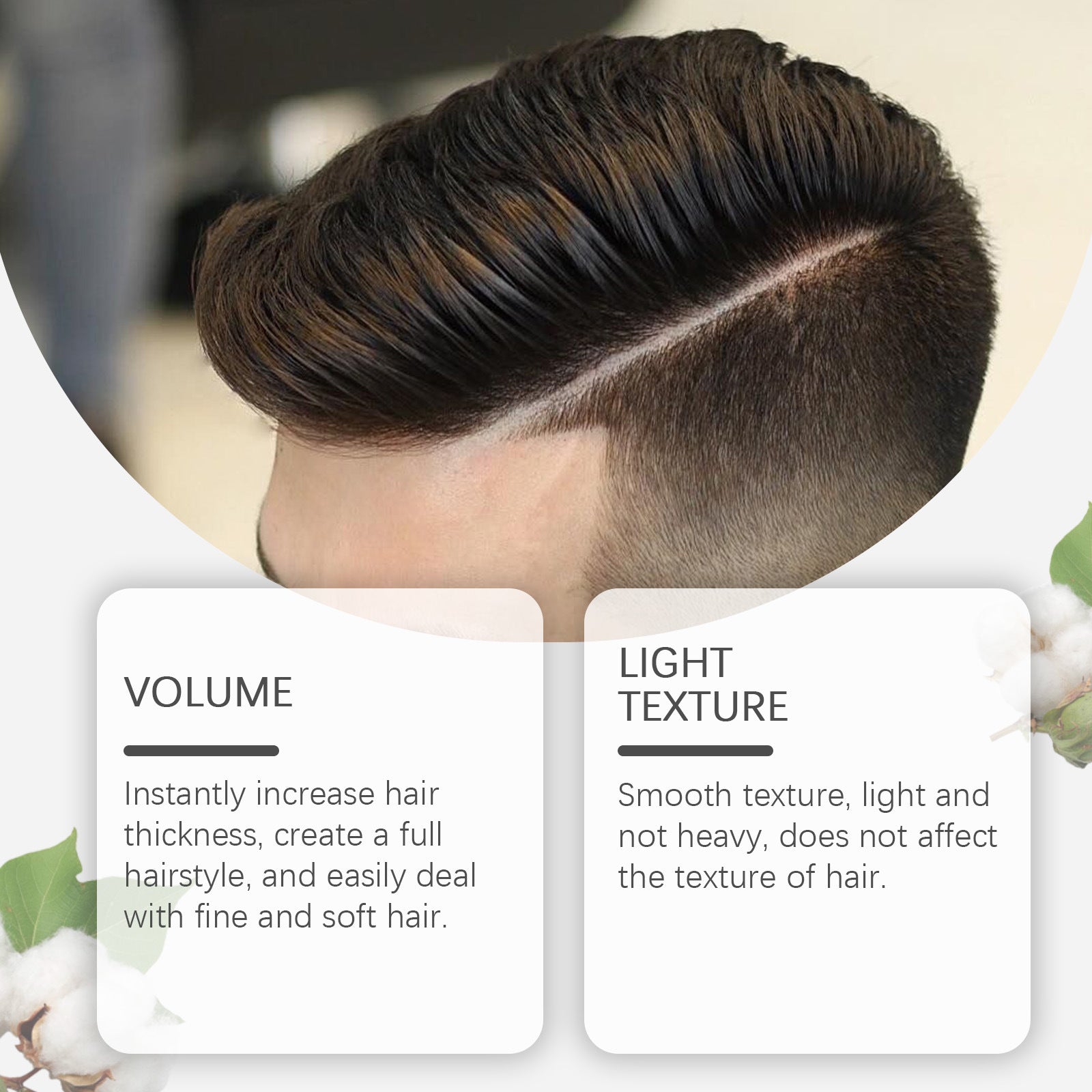 Men's Matte Styling Powder Hair Styling