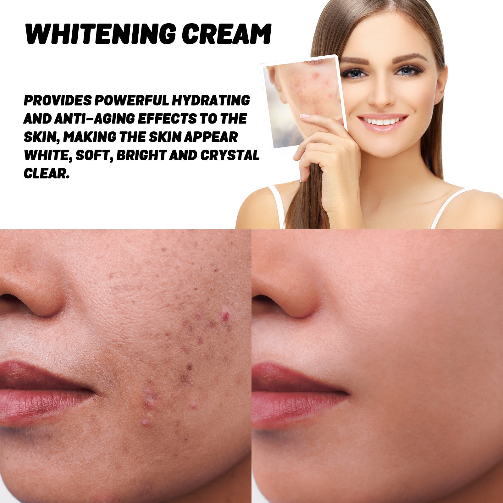 Natural Transparent Skin Rejuvenation Skin Moisturizing Skin Beauty Cream