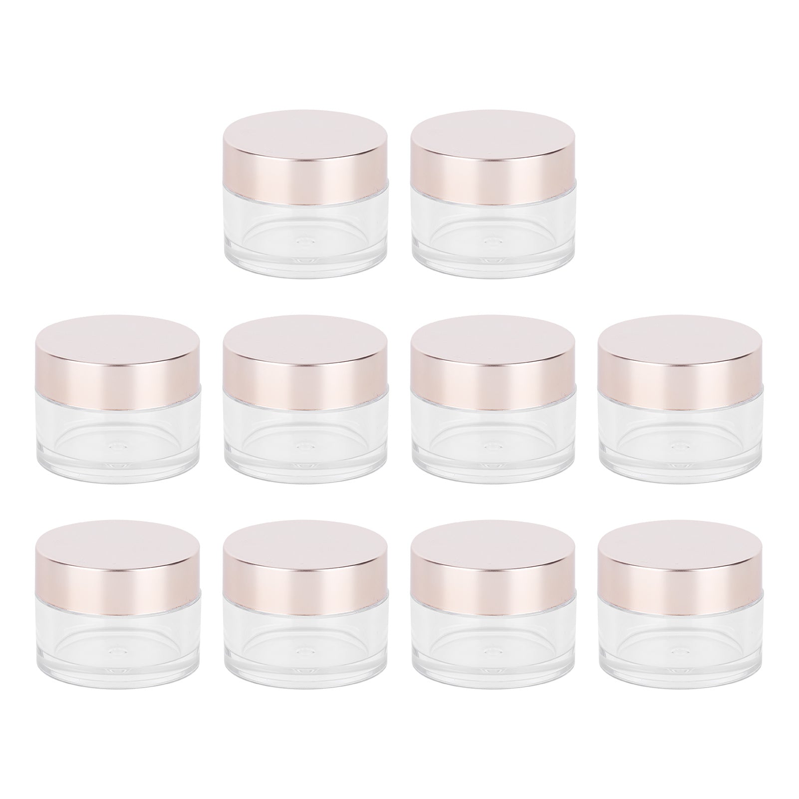 10Pcs 15g Round Empty Cream Jars with Lids Lotion Make Up Cosmetics Samples Herbs Containers