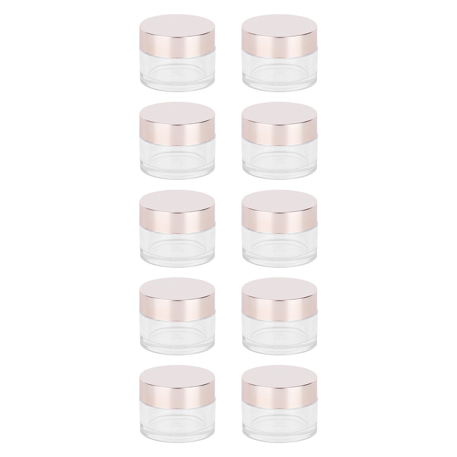 10Pcs 15g Round Empty Cream Jars with Lids Lotion Make Up Cosmetics Samples Herbs Containers