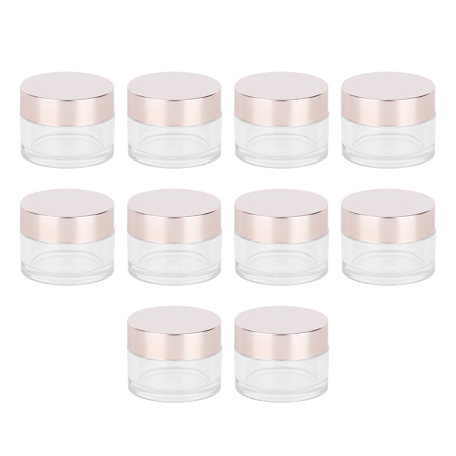 10Pcs 15g Round Empty Cream Jars with Lids Lotion Make Up Cosmetics Samples Herbs Containers